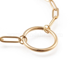 304 Stainless Steel Link Bracelets&nbsp;STAS-D152-03G