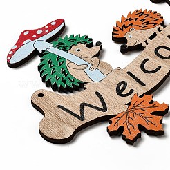 Single Face Printed Wood Big Pendants&nbsp;WOOD-I010-12E