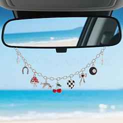 Alloy Enamel Pendant Decorations&nbsp;HJEW-BM00061