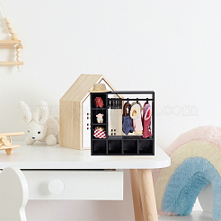 2Pcs Plastic Wardrobe Model&nbsp;DIY-UN0008-30C