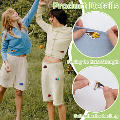 30Pcs 6 Styles Ladybug Embroidery Sew on Cloth Patches&nbsp;PATC-FG0003-45