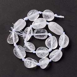 Natural Quartz Crystal Beads Strands&nbsp;G-B024-16