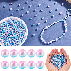 ABS Plastic Imitation Pearl Round Beads&nbsp;SACR-SP0001-31B-02