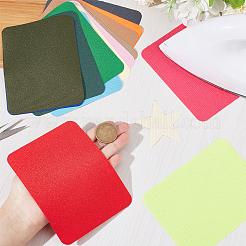 24Pcs 24 Colors Iron on/Sew on Imitation Jean Cloth Repair Patches&nbsp;FIND-GF0005-36