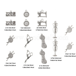 Tibetan Style Alloy Pendants&nbsp;TIBEP-FP0001-07