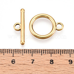 Ion Plating(IP) 304 Stainless Steel Toggle Clasps&nbsp;STAS-N109-27G