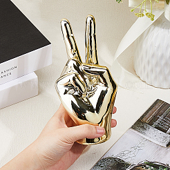 Resin Gesture Display Decorations&nbsp;DIY-WH0888-850