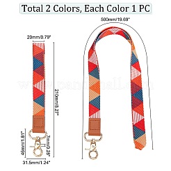 2Pcs 2 Style Polyester Cord Mobile Accessories&nbsp;MOBA-GA0001-02