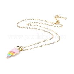 BFF/Best Friends Forever Alloy Pendant Necklaces&nbsp;X-NJEW-K124-02C-G