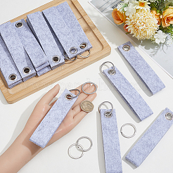 30Pcs Non-Woven Fabric Keychains&nbsp;KEYC-SP0001-64B