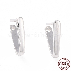 925 Sterling Silver Ice Pick Pinch Bails&nbsp;STER-D035-23S-01