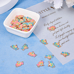 40Pcs 2 Colors  Alloy Enamel Connector Charms&nbsp;FIND-TA0004-74