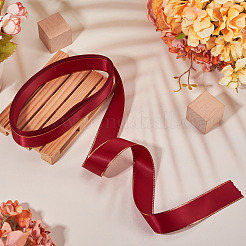 5M Polyester Gold Edged Satin Ribbon&nbsp;OCOR-TADJ0001-05E