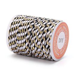 4-Ply Polycotton Cord with Metallic Thread&nbsp;X1-OCOR-Z003-D38