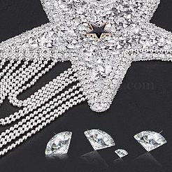 Sparkling Rhinestone Hotfix Rhinestone Iron on Patches&nbsp;DIY-FG0001-39