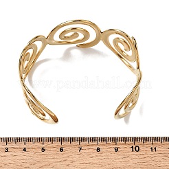 304 Stainless Steel Cuff Bangles for Women&nbsp;BJEW-D384-02G