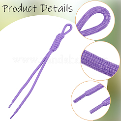 12Pcs 12 Colors Nylon Rope Pendant Decorations&nbsp;HJEW-CP0001-47A