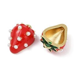 Brass Enamel Pendants&nbsp;KK-R224-06G