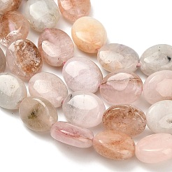 Natural Pink Morganite Beads Strands&nbsp;G-H335-N01-8x10mm
