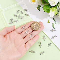 40Pcs 304 Stainless Steel Pendants&nbsp;PALLOY-ME00039