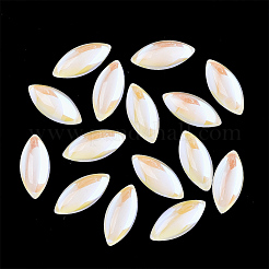 Transparent K9 Glass Cabochons&nbsp;GGLA-S048-5x10-001MI
