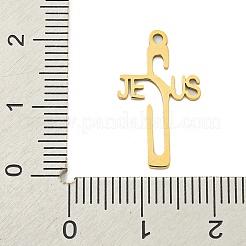 Ion Plating(IP) 201 Stainless Steel Pendants&nbsp;STAS-M015-07G