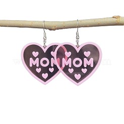 Mother's Day Acrylic Dangle Earrings&nbsp;WG72231-01