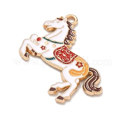 Alloy Enamel Pendants&nbsp;PALLOY-F320-04B-G