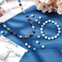 Round Natural Amazonite Bead Strands&nbsp;G-AR0001-64
