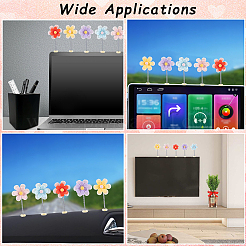 5Pcs Plastic Shaking Head Flower Car Dashboard Decorations&nbsp;AJEW-CP0010-22