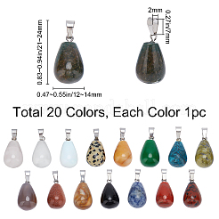40Pcs DIY Gemstone Necklaces Making Kits&nbsp;DIY-SC0014-84