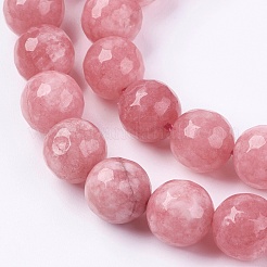 Natural White Jade Bead Strands&nbsp;G-R166-10mm-25