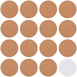 Round Self-adhesive Cork Cup Mats&nbsp;DIY-WH20095-075C