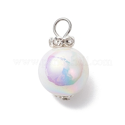 Imitation Pearl Acrylic Pendants&nbsp;PALLOY-JF04349-02