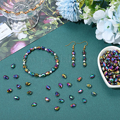 325Pcs Electroplate Glass Beads Strands&nbsp;EGLA-PA0001-03A
