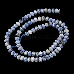 Natural Blue Spot Jasper Bead Strands&nbsp;G-D344-A22