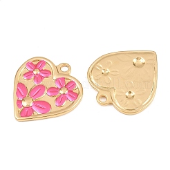 304 Stainless Steel Enamel Pendants&nbsp;STAS-G398-18G-03