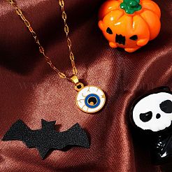 Halloween 304 Stainless Steel Enamel Pendant Necklaces&nbsp;CH1357