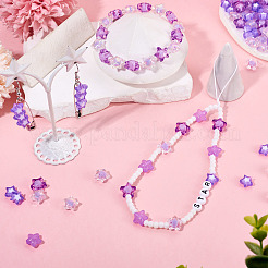 150Pcs 5 Styles Transparent Acrylic Beads&nbsp;TACR-TA0001-67A