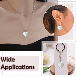 8pcs 8 Styles 304 Stainless Steel Locket Pendants&nbsp;STAS-CJ0002-98
