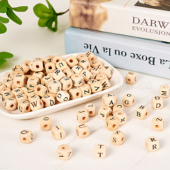 ddPrinted Natural Wood Beads&nbsp;WOOD-KS0001-12