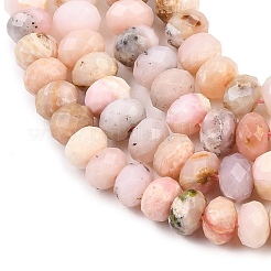 Natural Pink Opal Beads Strands&nbsp;G-C259-A50-5x8mm