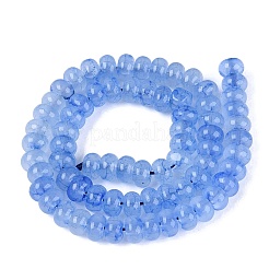 Imitation Jade Crackle Glass Beads Strands&nbsp;GLAA-Q108-05A-A02