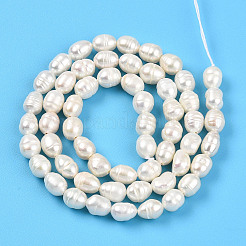 Natural Cultured Freshwater Pearl Beads Strands&nbsp;PEAR-N012-05Y