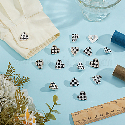 Plastic Enamel Shank Buttons&nbsp;BUTT-NB0002-17B