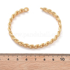 Brass Cuff Bangles&nbsp;BJEW-F482-06G