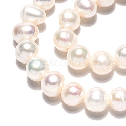 Natural Cultured Freshwater Pearl Beads Strands&nbsp;PEAR-N013-05E