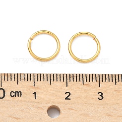 Brass Open Jump Rings&nbsp;KK-H532-43G-G