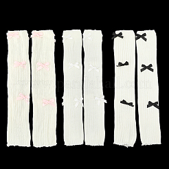 3 Pairs 3 Styles Bowknot Cotton Leg Sleeves&nbsp;AJEW-CY0001-28