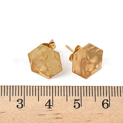 304 Stainless Steel Stud Earring Finding&nbsp;STAS-V015-31B-G